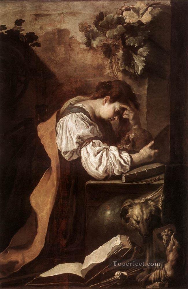 Melancholy 1622 Baroque figures Domenico Fetti Oil Paintings